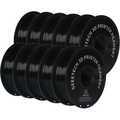 OEM 3d-filament, Umweltfreundliche Zusammensetzung, Hohe Festigkeit, Schwarzes Petg, 10 Kg OEM 3d-filament, Umweltfreundliche Zusammensetzung, Hohe Festigkeit, Schwarzes Petg, 10 Kg