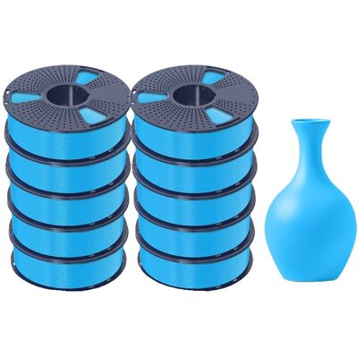 OEM 3d-filament, Hohe Fließfähigkeit, Umweltfreundlich, Plamt-himmelblau OEM 3d-filament, Hohe Fließfähigkeit, Umweltfreundlich, Plamt-himmelblau