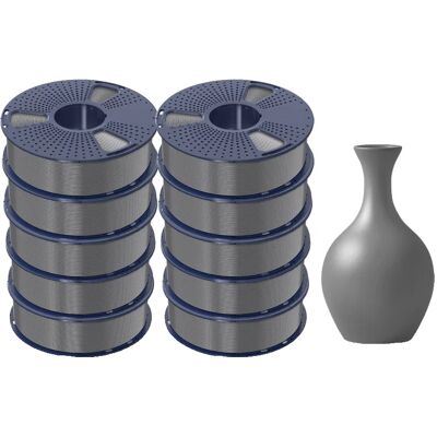 OEM 3d-filament, Hohe Fließfähigkeit, Umweltfreundlich, Pla-metagrau OEM 3d-filament, Hohe Fließfähigkeit, Umweltfreundlich, Pla-metagrau