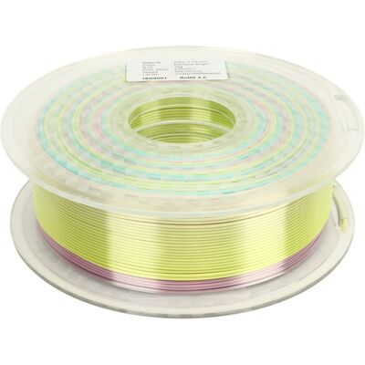 HEAT Pla-filament, Farbverlauf Regenbogen, Mehrfarbig, Seidig Glänzend, 1,75 Mm, 3d-druckerfilament HEAT Pla-filament, Farbverlauf Regenbogen, Mehrfarbig, Seidig Glänzend, 1,75 Mm, 3d-druckerfilament