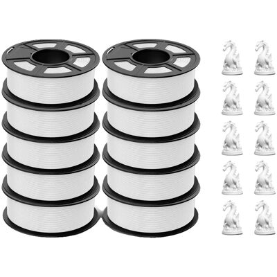 OEM 3d-filament, Pla-material, Hervorragende Schichthaftung, Pla P 2.0 Weiß OEM 3d-filament, Pla-material, Hervorragende Schichthaftung, Pla P 2.0 Weiß