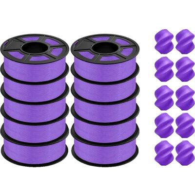 OEM 3d-filament, Verbesserte Festigkeit, Saubere Wicklung, Pla P Lila, 10 Rollen OEM 3d-filament, Verbesserte Festigkeit, Saubere Wicklung, Pla P Lila, 10 Rollen