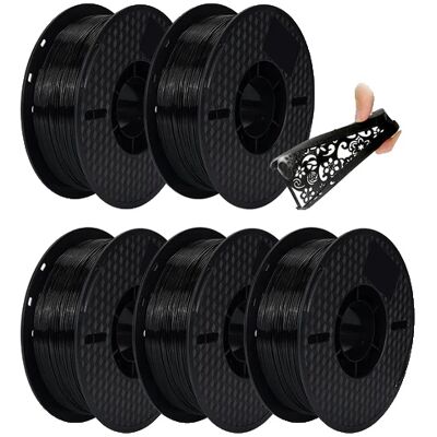 OEM Tpu-filament, 1,75 Mm Durchmesser, Hohe Elastizität, 5 Kg Schwarzes Tpu OEM Tpu-filament, 1,75 Mm Durchmesser, Hohe Elastizität, 5 Kg Schwarzes Tpu