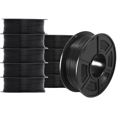 OEM 3d-filament, Elastisch, Umweltfreundlich, Schwarzes Petg 10 OEM 3d-filament, Elastisch, Umweltfreundlich, Schwarzes Petg 10