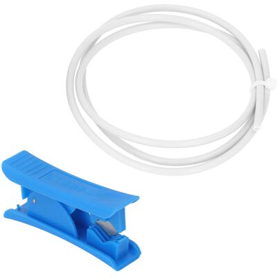 HEAT Ptfe-schlauch Für 3d-drucker, 3 Meter, Hitzebeständig, Inklusive Schlauchschneider Für 1,75-mm-filament, Weiß HEAT Ptfe-schlauch Für 3d-drucker, 3 Meter, Hitzebeständig, Inklusive Schlauchschneider Für 1,75-mm-filament, Weiß
