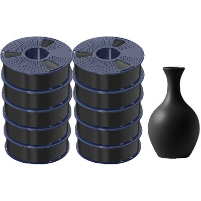 OEM 3d-filament, Hohe Fließfähigkeit, Umweltfreundlich, Schwarzes Pla-meta OEM 3d-filament, Hohe Fließfähigkeit, Umweltfreundlich, Schwarzes Pla-meta