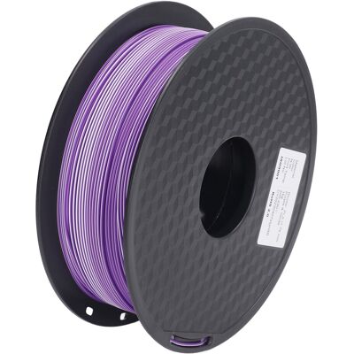 HEAT Pla-filament Für 3d-drucker, Zweifarbig (lila-weiß), Saubere Verdrahtung, Gleichmäßiges Druckergebnis, Seidiges Finish HEAT Pla-filament Für 3d-drucker, Zweifarbig (lila-weiß), Saubere Verdrahtung, Gleichmäßiges Druckergebnis, Seidiges Finish