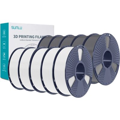 OEM 3d-pla-filament, 10 Rollen, Nettogewicht 1 Kg, Drucktemperatur 200–210 °c OEM 3d-pla-filament, 10 Rollen, Nettogewicht 1 Kg, Drucktemperatur 200–210 °c