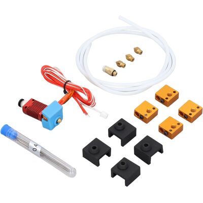 HEAT 15-teiliges 3d-drucker-montageset, Messingdüse, Aluminiumblock-extrusionskopf, 3d-druckerzubehör HEAT 15-teiliges 3d-drucker-montageset, Messingdüse, Aluminiumblock-extrusionskopf, 3d-druckerzubehör