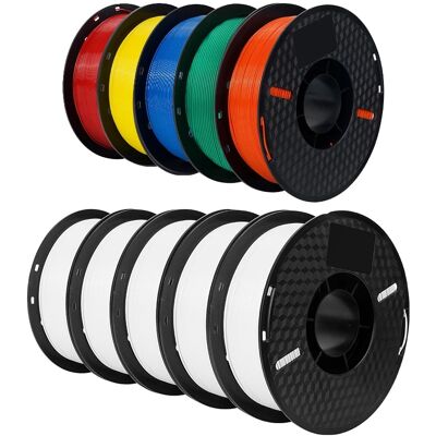 OEM Pla-filament Für 3d-drucker, 1,75 Mm Durchmesser, 1 Kg Rolle, 10 Kg Petg Mix D OEM Pla-filament Für 3d-drucker, 1,75 Mm Durchmesser, 1 Kg Rolle, 10 Kg Petg Mix D