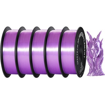 OEM 3d-filament, Seidenweiches Pla, Umweltfreundliches Material, Lila OEM 3d-filament, Seidenweiches Pla, Umweltfreundliches Material, Lila