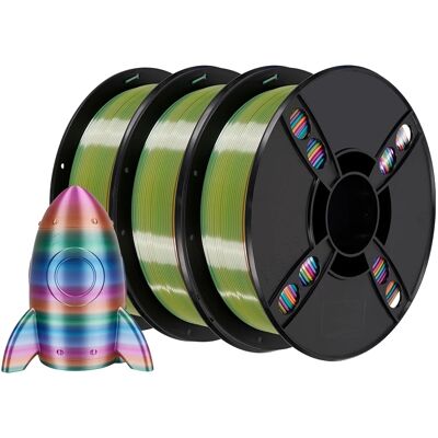 OEM Silky 3d Pla-filament Regenbogen, 5 Kg Silky Candy, 5 Kg Silky Forest OEM Silky 3d Pla-filament Regenbogen, 5 Kg Silky Candy, 5 Kg Silky Forest