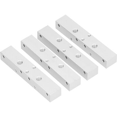HEAT 4-teiliges Set Aluminium-heizblock, 2-düsen-hals-festsitz, 3d-druckerzubehör Für Makerbot Mk8 HEAT 4-teiliges Set Aluminium-heizblock, 2-düsen-hals-festsitz, 3d-druckerzubehör Für Makerbot Mk8
