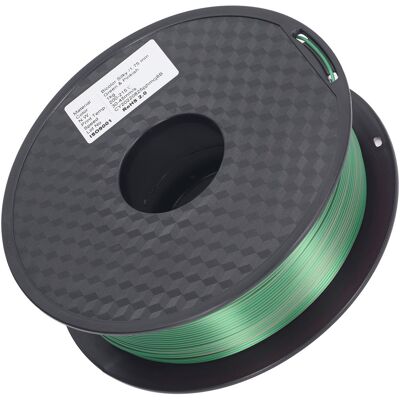 HEAT Pla-filament, Zweifarbig (grün, Pfirsich, Rot), Seidig Glänzend, 3d-druckerfilament, 1,75 Mm HEAT Pla-filament, Zweifarbig (grün, Pfirsich, Rot), Seidig Glänzend, 3d-druckerfilament, 1,75 Mm