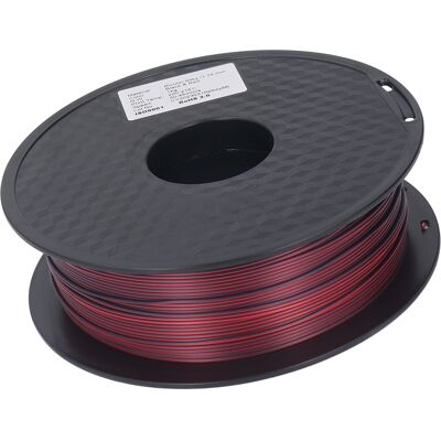 HEAT 3d-druck-verbrauchsmaterial 1,75 Mm Pla-filament Schwarz Rot 2-farbig Umweltfreundliches Verbrauchsmaterial HEAT 3d-druck-verbrauchsmaterial 1,75 Mm Pla-filament Schwarz Rot 2-farbig Umweltfreundliches Verbrauchsmaterial