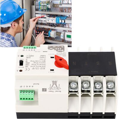 JUTE Nlq3-125/4p Ac110v 100a Automatischer Dual-power-umschalter, Millisekunden-umschaltung, Umschaltersteuerung Mit Timer Für Unterbrechungsfreie Stromversorgung (usv) 50/60 Hz, Wechselstrom-zu-generator- JUTE Nlq3-125/4p Ac110v 100a Automatischer Dual-power-umschalter, Millisekunden-umschaltung, Umschaltersteuerung Mit Timer Für Unterbrechungsfreie Stromversorgung (usv) 50/60 Hz, Wechselstrom-zu-generator-