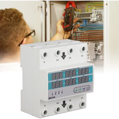 JUTE Va-003 Überspannungs-/unterspannungsschutz Mit Automatischer Rückstellung Für Den Hausgebrauch. Schutz Vor Unterspannung, Überspannung Und Überlastung. Strombegrenzung. Automatische Rückstellung. 220 JUTE Va-003 Überspannungs-/unterspannungsschutz Mit Automatischer Rückstellung Für Den Hausgebrauch. Schutz Vor Unterspannung, Überspannung Und Überlastung. Strombegrenzung. Automatische Rückstellung. 220