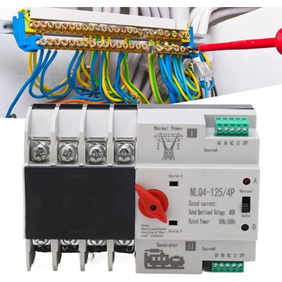 JUTE Nlq4-125/4p Ac400v Dual-netzteil-umschalter Mit Automatischer Umschaltung, 32a Unterbrechungsfreier Stromversorgung (usv) Und Millisekunden-reaktionszeit JUTE Nlq4-125/4p Ac400v Dual-netzteil-umschalter Mit Automatischer Umschaltung, 32a Unterbrechungsfreier Stromversorgung (usv) Und Millisekunden-reaktionszeit