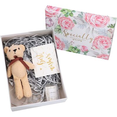 HEAT Geburtstagsgeschenkset Mit Plüschbär-puppe, Geschenkbox-set Für Hochzeit, Jubiläum Und Verlobung HEAT Geburtstagsgeschenkset Mit Plüschbär-puppe, Geschenkbox-set Für Hochzeit, Jubiläum Und Verlobung