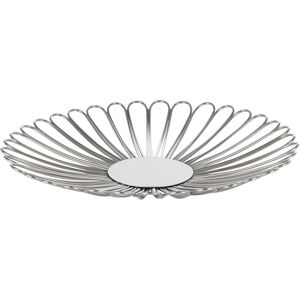 Living Dekoschale Ueda, elegante Schale zum Dekorieren, runder Deko Korb aus Metall in Chrom-Optik, Dekoschüssel ø 40 cm - Eglo Living Dekoschale Ueda, elegante Schale zum Dekorieren, runder Deko Korb aus Metall in Chrom-Optik, Dekoschüssel ø 40 cm - Eglo