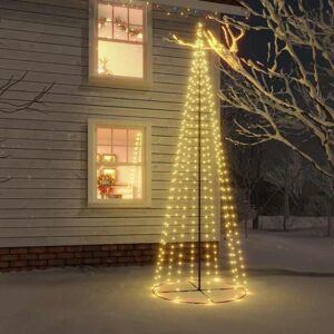 vidaXL LED-Weihnachtsbaum Kegelform Warmweiß 310 LEDs 100x300 cm vidaXL LED-Weihnachtsbaum Kegelform Warmweiß 310 LEDs 100x300 cm