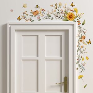 Lntyq - Pflanzen Blumen Wandaufkleber Hängende Blumen Ranken Wandaufkleber Retro Gänseblümchen Wandaufkleber für Wohnzimmer Schlafzimmer Büro tv Sofa Lntyq - Pflanzen Blumen Wandaufkleber Hängende Blumen Ranken Wandaufkleber Retro Gänseblümchen Wandaufkleber für Wohnzimmer Schlafzimmer Büro tv Sofa