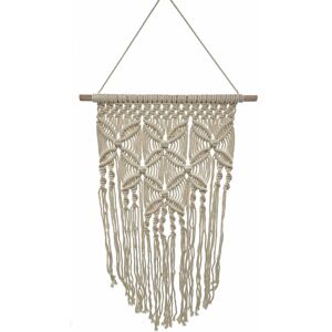Spetebo - Makramee Wandbehang beige - 80 x 40 cm - Boho Chic Wand Teppich Tür Fenster Begang Spetebo - Makramee Wandbehang beige - 80 x 40 cm - Boho Chic Wand Teppich Tür Fenster Begang
