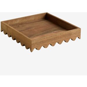 Dekoratives Tablett aus Akazienholz Gaupen 25 x 25 cm Akazie Braun - Sklum Dekoratives Tablett aus Akazienholz Gaupen 25 x 25 cm Akazie Braun - Sklum