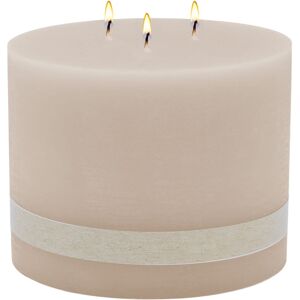 SPETEBO XL 3-Docht Kerze Ø 14 cm unparfümiert - beige - Große Stumpen Kerze mit 55 Stunden Brenndauer SPETEBO XL 3-Docht Kerze Ø 14 cm unparfümiert - beige - Große Stumpen Kerze mit 55 Stunden Brenndauer