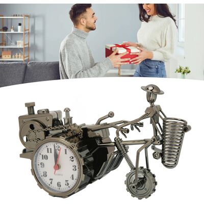JUTE Kreativer Und Stylischer Traktor-wecker Für Zuhause, Ideales Geschenk Für Studenten, Schreibtischwecker Aus Kunststoff, Dunkelgold JUTE Kreativer Und Stylischer Traktor-wecker Für Zuhause, Ideales Geschenk Für Studenten, Schreibtischwecker Aus Kunststoff, Dunkelgold