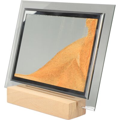 LEDE 3d-led-beleuchtete Sanduhr, Glas-treibsandtisch Für Büro, Schlafzimmer, Zuhause, 5v-usb-stecker LEDE 3d-led-beleuchtete Sanduhr, Glas-treibsandtisch Für Büro, Schlafzimmer, Zuhause, 5v-usb-stecker