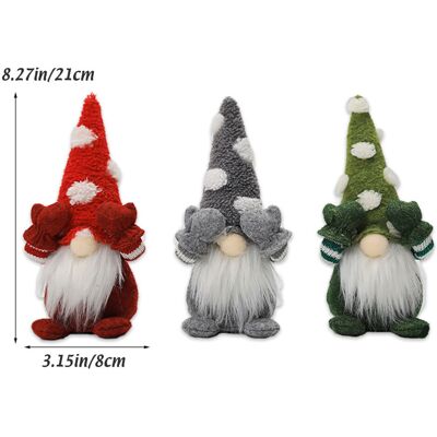 HEAT Handgefertigte Weihnachtsmann-puppe Aus Stoff – Weihnachtsdekoration Und Geschenkideen Zum Erntedankfest HEAT Handgefertigte Weihnachtsmann-puppe Aus Stoff – Weihnachtsdekoration Und Geschenkideen Zum Erntedankfest