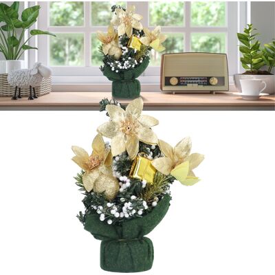 JUTE Kleiner Weihnachtsbaum, Kreativer Weihnachtsbaum Für Zuhause Oder Büro, Diy-weihnachtsdekoration, Goldener Weihnachtsbaum JUTE Kleiner Weihnachtsbaum, Kreativer Weihnachtsbaum Für Zuhause Oder Büro, Diy-weihnachtsdekoration, Goldener Weihnachtsbaum