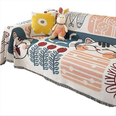 MIXHOME Sommerlicher Sofabezug Aus Stoff, Kissenschutz Und Sofaüberwurf, Einheitsgröße 90 X 180 Cm MIXHOME Sommerlicher Sofabezug Aus Stoff, Kissenschutz Und Sofaüberwurf, Einheitsgröße 90 X 180 Cm
