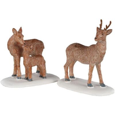 LEMAX Deer Family Set Of 2 Art.-nr. 02929 LEMAX Deer Family Set Of 2 Art.-nr. 02929