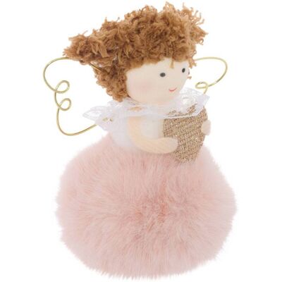ATMOSPHERA Tannenbaum-anhänger „feenpompon“ Aus Stoff, 11 Cm - ATMOSPHERA Tannenbaum-anhänger „feenpompon“ Aus Stoff, 11 Cm -