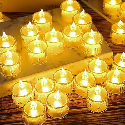 OEM Led-kerzen Set Mit 35 Led-kegeln Flackernde Flamme Spendet Wärme Batterien Enthalten Für Weihnachten Weihnachtsbaum Ostern Hochzeiten Partys Gelb OEM Led-kerzen Set Mit 35 Led-kegeln Flackernde Flamme Spendet Wärme Batterien Enthalten Für Weihnachten Weihnachtsbaum Ostern Hochzeiten Partys Gelb
