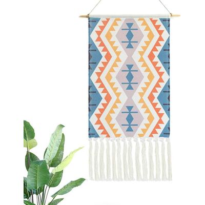 Minkurow Makramee-wandbehang, Boho-chic, Gewebter Wandteppich, Böhmische Baumwolle, Gewebt, Wandkunst, Wanddekoration Für Schlafzimmer, Kinderzimmer, Hintergrund-a Minkurow Makramee-wandbehang, Boho-chic, Gewebter Wandteppich, Böhmische Baumwolle, Gewebt, Wandkunst, Wanddekoration Für Schlafzimmer, Kinderzimmer, Hintergrund-a