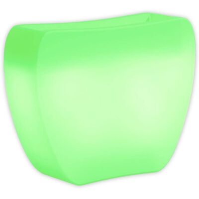 MONACIS Leuchtende Vase Heart Bright Mit Led Dekoration 'made In Italy' Für Den Innenbereich -grün / Mit Kabel MONACIS Leuchtende Vase Heart Bright Mit Led Dekoration 'made In Italy' Für Den Innenbereich -grün / Mit Kabel
