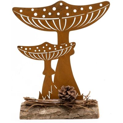 Trendline - Dekofigur Pilze Metall 22,5 X 19 Cm Rostoptik Figuren, Skulpturen & Statuen Trendline - Dekofigur Pilze Metall 22,5 X 19 Cm Rostoptik Figuren, Skulpturen & Statuen