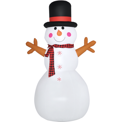 Homcom Weihnachten Aufblasbarer Schneemann 1,82 M Weihnachtsdekoration Wetterfest Leds Polyester 100 X 80 X 182 Cm Homcom Weihnachten Aufblasbarer Schneemann 1,82 M Weihnachtsdekoration Wetterfest Leds Polyester 100 X 80 X 182 Cm