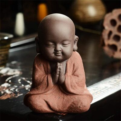 Minkurow Buddha-statuen Kleiner Mönch Farbe Sand Keramik Handwerk Figur Skulptur Fengshui Sandstein Desktop-dekoration, Skulptur Kunsthandwerk Dekoration Heimtextilien Ornamente B Minkurow Buddha-statuen Kleiner Mönch Farbe Sand Keramik Handwerk Figur Skulptur Fengshui Sandstein Desktop-dekoration, Skulptur Kunsthandwerk Dekoration Heimtextilien Ornamente B