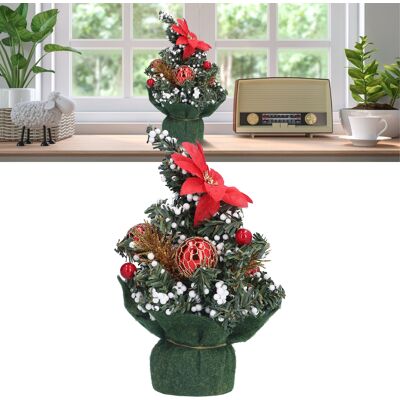 JUTE Kleiner Weihnachtsbaum, Kreativer Weihnachtsbaum Für Zuhause Oder Büro, Diy-weihnachtsdekoration, Roter Weihnachtsbaum JUTE Kleiner Weihnachtsbaum, Kreativer Weihnachtsbaum Für Zuhause Oder Büro, Diy-weihnachtsdekoration, Roter Weihnachtsbaum