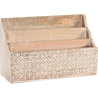 Dkd Home Decor - Organizer Mango 32x13x21 Behandeln Natürlicher Buchstaben Material Mehrfarbige Farbfamilie Details Details Details Dkd Home Decor - Organizer Mango 32x13x21 Behandeln Natürlicher Buchstaben Material Mehrfarbige Farbfamilie Details Details Details