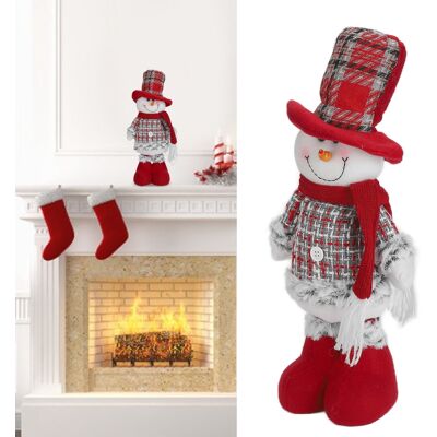 JUTE Mittelgroßer, Einziehbarer Schneemann, 12 Cm, Weihnachtsgeschenk, Weihnachtsdekoration, Schneemann-ornament. JUTE Mittelgroßer, Einziehbarer Schneemann, 12 Cm, Weihnachtsgeschenk, Weihnachtsdekoration, Schneemann-ornament.