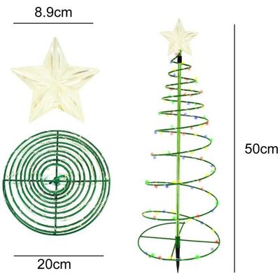 JUTE Weihnachtsdekoration: Mini-weihnachtsbaum, Terrasse, Led-lichterkette Mit Schneeeffekt. JUTE Weihnachtsdekoration: Mini-weihnachtsbaum, Terrasse, Led-lichterkette Mit Schneeeffekt.