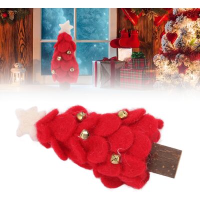 JUTE Weihnachtsbaumschmuck Aus Filz, Tischbaum, Fensterdekoration, Grüner Weihnachtsbaum, Klein, Rot JUTE Weihnachtsbaumschmuck Aus Filz, Tischbaum, Fensterdekoration, Grüner Weihnachtsbaum, Klein, Rot