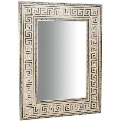 Biscottini - Vertikal/horizontal Hängender Spiegel Aus Holz Und Kamelknochen L124xpr4xh163 Cm Biscottini - Vertikal/horizontal Hängender Spiegel Aus Holz Und Kamelknochen L124xpr4xh163 Cm
