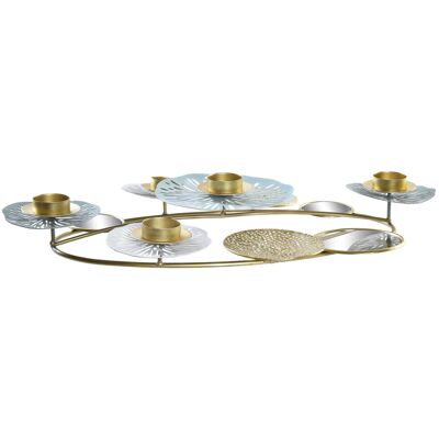 Dkd Home Decor - Candelabra Metall Mirror 54x33x8 Doré Spiegel Nenufar Metallmaterial Multicolor -farbfamilie Laterne Und Details Details Dkd Home Decor - Candelabra Metall Mirror 54x33x8 Doré Spiegel Nenufar Metallmaterial Multicolor -farbfamilie Laterne Und Details Details
