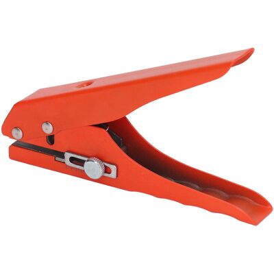 HEAT Einzellochstanze, Robuste Handzange Zum Kantenanleimen Von Pvc-karten, 10 Mm Flache, Schräge Öffnung HEAT Einzellochstanze, Robuste Handzange Zum Kantenanleimen Von Pvc-karten, 10 Mm Flache, Schräge Öffnung